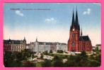 Chemnitz - Körnerplatz Mit Körnerdenkmal - Heliokolorkarte OTTMAR ZIEHER - Colorisée - Chemnitz