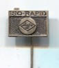 Photography, Foto Camera Film, ISO RAPID AGFA, Vintage Pin Badge - Photographie