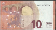 10  EURO DRAGHI  IRELAND  TA T001 C4  UNC - 10 Euro