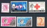 HONG KONG, 1953 Etc, Six Fine MNH Stamps Unmounted Mint, Cat £14 - Usati