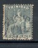 TRINIDAD, 1863 4d Britannia (P12½, Wmk Crown CC) Very Fine Used - Trinidad Y Tobago