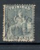 TRINIDAD, 1863 4d Britannia (P12½, Wmk Crown CC) Very Fine Used - Trinidad & Tobago (...-1961)