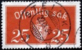 Norway 1933  Minr.15 I   35mm X19,5mm  STEINKJER    22-9-1934  ( Lot C 308 ) - Service