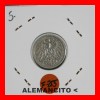 ALEMANIA - IMPERIO 5-Pfn. DEUTSCHES REICH AÑO 1906 - 5 Pfennig