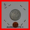 ALEMANIA - IMPERIO 5-Pfn. DEUTSCHES REICH AÑO 1907 - 5 Pfennig