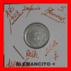 ALEMANIA - IMPERIO 5-Pfn. DEUTSCHES REICH AÑO 1908 - 5 Pfennig