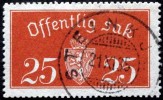 Norway 1933  Minr.15 I   35mm X19,5mm  STEINKJER    21-9-1935  ( Lot C 310 ) - Oficiales