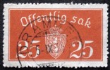 Norway 1933  Minr.15 I   35mm X19,5mm DRAMMEN 5-9-1934   ( Lot C 315 ) - Dienstzegels