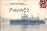 Marine De Guerre Militaire Française - Gaulois Cuirassé à Tourelles - 2 SCANS - Krieg