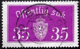 Norway 1934  Minr.17 II   34mm X18,5mm   OSLO    (  Lot  C 332 ) - Dienstzegels