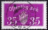 Norway 1934  Minr.17 II   34mm X18,5mm   LILLESTRØM   13-9-1937    (  Lot  C 335 ) - Oficiales