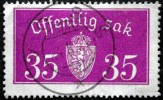 Norway 1934  Minr.17 II   34mm X18,5mm    VOSS  (  Lot  C 343 ) - Dienstzegels