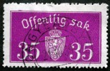 Norway 1934  Minr.17 II   34mm X18,5mm    (  Lot  C 345 ) - Officials