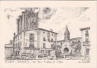 43 - SAUGUES / TOUR DES ANGLAIS ET L'EGLISE - ILLUSTRATION DUCOURTIOUX - Saugues