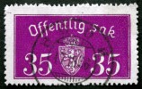 Norway 1934  Minr.17 II   34mm X18,5mm  BODØ   (  Lot  C 356 ) - Officials