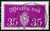 Norway 1934  Minr.17 II   34mm X18,5mm  NARVIK (  Lot  C 358 ) - Dienstmarken