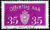 Norway 1934  Minr.17 II   34mm X18,5mm  KRISTANSANDS  (  Lot  C 359 ) - Dienstmarken