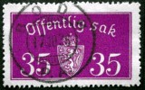 Norway 1934  Minr.17 II   34mm X18,5mm  BODØ  (  Lot  C 364 ) - Officials