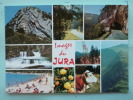 V08-39-A-jura-images -chapeau-roche Percee-perte De L'ain-lac Chalain-sommets Du Jura--multivues - Orgelet