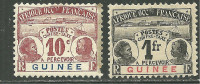 Guinée Française Neufs Avec Charniére, No: 9 Et 15, Coté 22 Euros, Y Et T, Chiffre Taxe,  MINT HINGED - Unused Stamps
