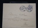 FRANCE - TUNISIE - Enveloppe De Bizete Pour Paris En 1908 ( Mois D "émission Du Timbre) - A Voir - Lot P11870 - Cartas & Documentos