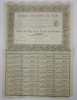 ACTION 500 FRANCS BANQUE D'ESCOMPTE DE PARIS 1892 - A - C