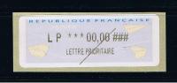 ATM-TEST- LP 00.00 EUR -LISA 2 IER, N° 55 GRANDS COINS ARRONDIS 5.00€ - 2000 Type « Avions En Papier »