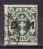 DANZING DIENST 1921. Mi 3, USED - Dienstmarken