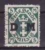 DANZING DIENST 1922. Mi 24,  USED - Dienstmarken