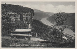 AK Bad Schandau Postelwitz Blick Emmabank Aussicht Felsen Sächsische Schweiz Elbtal Bei Krippen Ostrau Schöna - Schmilka