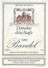 Etiquette De Vin - Domaine De La Ragle - Bandol 1989 - Mis En Bouteille à La Propriété - 83740 La Cadière D´Azur - 12,5 - Languedoc-Roussillon