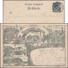 Allemagne 1898. Entier Timbré Sur Commande. Station Thermale Herrmannsbad Lausigk (Saxe). Argile - Termalismo