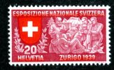 7361 - Swiss 1939  Mi.# 342b* ( Cat. 2.€ ) - Nuevos