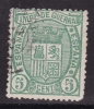 ESPAÑA 1875 - Escudo De España Sello Usado 5 C. Edifil Nº 154 - Usati