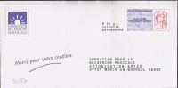 D0087 - Entier / Stationery / PSE - PAP Réponse Ciappa-Kavena - Fondation Recherche Médicale - Agrément 13P397 - PAP : Antwoord /Ciappa-Kavena