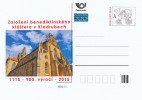 Czech Rep. / Postal Stat. (Pre2015/02) The Establishment Of A Benedictine Monastery In Kladruby (1115) 900th Anniversary - Abbayes & Monastères