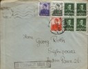 Romania - Letter Circulated In 1941 Censored With "rich" Franking - Lettres 2ème Guerre Mondiale