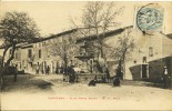 12338 - Hérault  - CAPESTANG : Place Porte Neuve  Enfants Jouant Aux Billes   Circulée En 1905 - Capestang