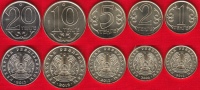Kazakhstan Set Of 5 Coins: 1 - 20 Tenge 2006-2012 UNC - Kazakhstan
