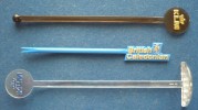 3 TOUILLEURS-MELANGEURS A BOISSONS -  Compagnies Aériennes  KLM (2) Et BRITISH CALEDONIAN - Swizzle Sticks