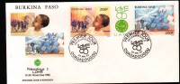 BURKINA FASO,1985, PHILEXAFRIQUE III,. INTERNATIONAL PHILATELIC EXHIBITION - Burkina Faso (1984-...)