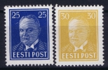 ESTLAND/ESTONIA: Mi Nr 135 - 136 MH/*, Avec  Charnière , Mit Falz, 1938 - Estland