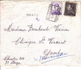 Brief Met Spoorwegstempel  Blaton Op Nr 1029 Type Marchand - 1953-1972 Glasses