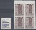 1959-5 CUBA 1959. MNH. PRUEBA NO EMITIDA. BLOQUE 4. NOT ISSUE PROOF MNH - Unused Stamps
