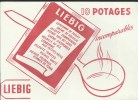 Buvard "Liebig 10 Potages Incomparables" - Potages & Sauces