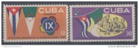 1964.9- * CUBA 1964. MNH. FESTIVAL DE LA JUVENTUD. ARGELIA. ARGELIE. JOUNG FESTIVAL. - Neufs