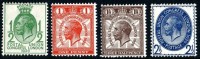 GB 1929 POSTAL UNION  PUC SET (4) SG 434-437 SC 205-208 MI 170-73 Z YV 179-182 - Unused Stamps
