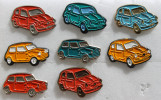 8 Pin’s FIAT 600 . Toutes Diffèrentes - Fiat