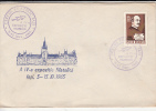 2925FM- IASI PHILATELIC EXHIBITION, CULTURE PALACE, VASILE ALECSANDRI STAMP, SPECIAL COVER, 1965, ROMANIA - Storia Postale