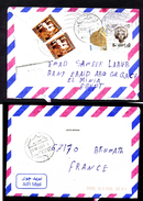 Egypte Lettre Pour La France 13-10-2003 Affranchissement Au Verso - Storia Postale